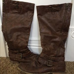 Knee-High Brown Boots